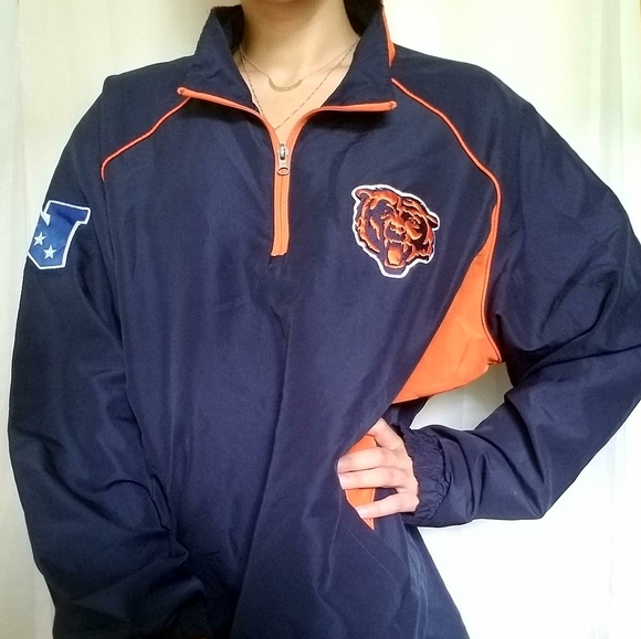 NFL Other - NFL Chicago Bears Quarter-zip Windbreaker (LG)